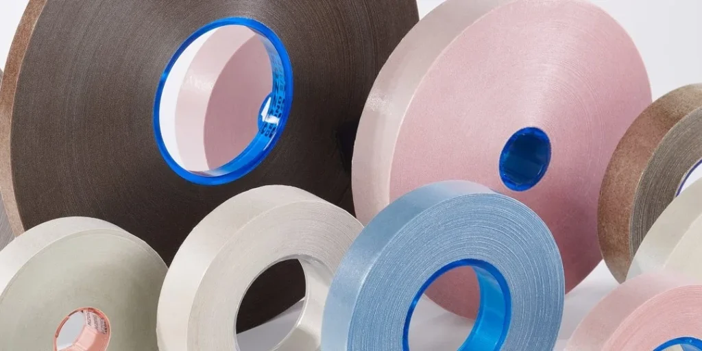 RHOMICA mica tape rolls in a range of widths and carrier types